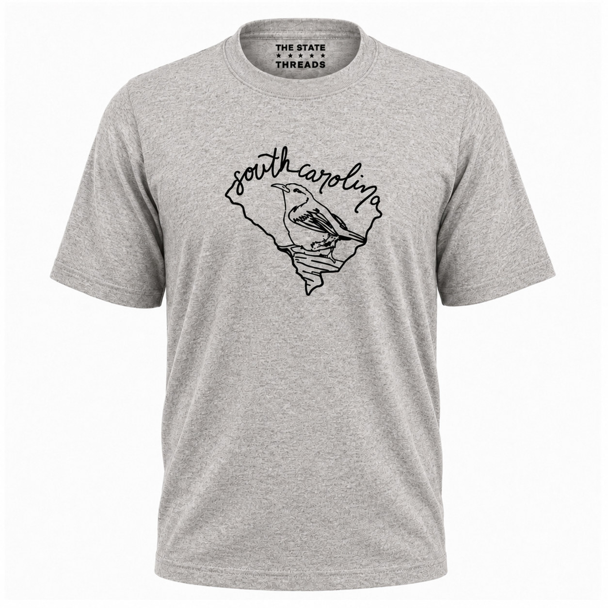 South Carolina State Bird Outline Map Shirt