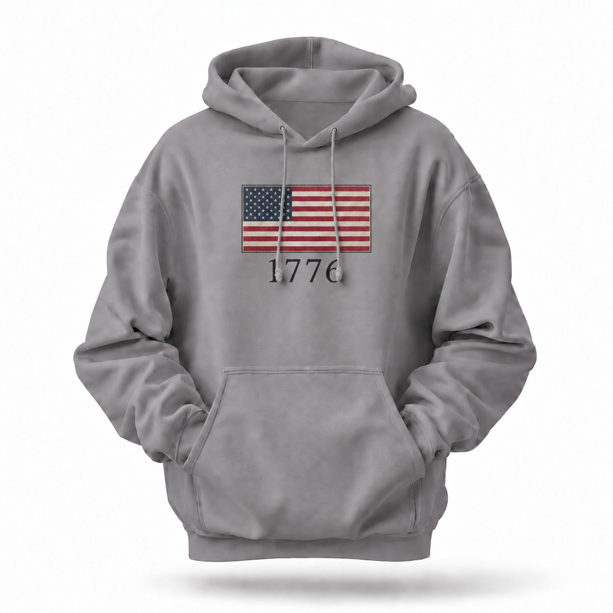 America 1776 Vintage Flag Hoodie