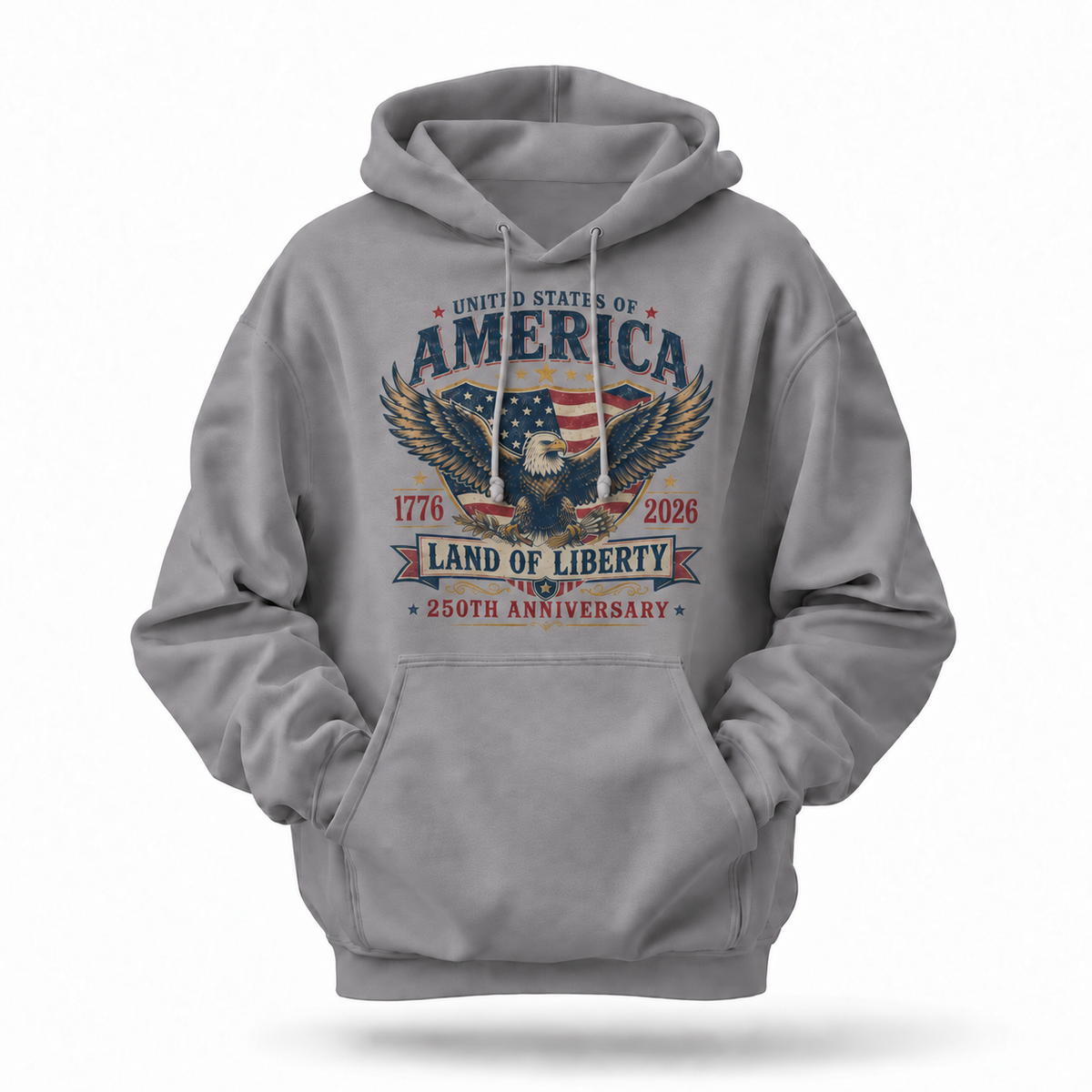 America Land Of Liberty 250th Anniversary Hoodie