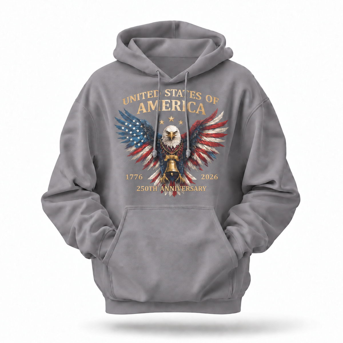 America 250th Anniversary Eagle Flag Hoodie