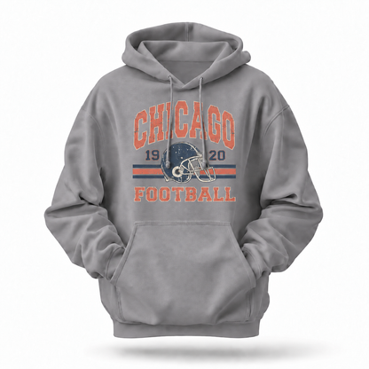 Chicago Football Vintage 1920 Helmet Hoodie