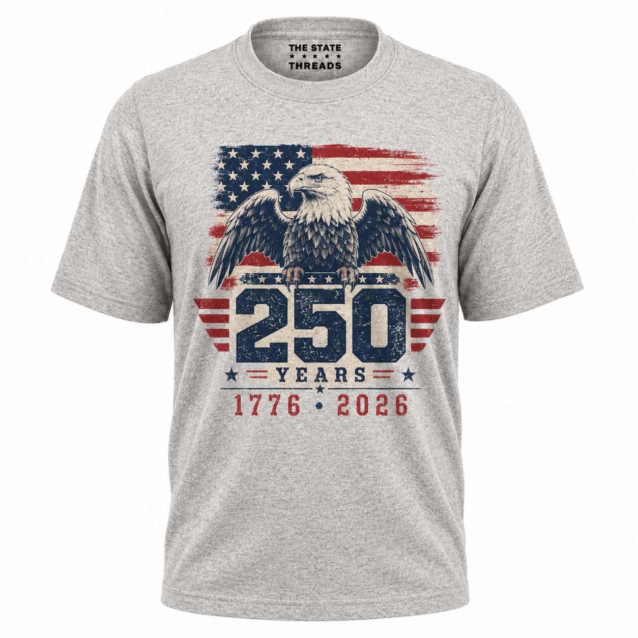 America 250 Years Eagle Flag Military Heritage Shirt