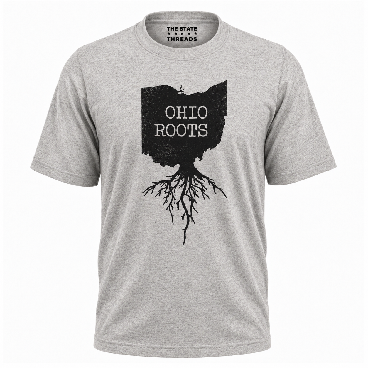 Ohio Roots State Map Silhouette Graphic Shirt