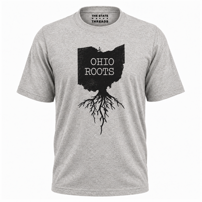 Ohio Roots State Map Silhouette Graphic Shirt