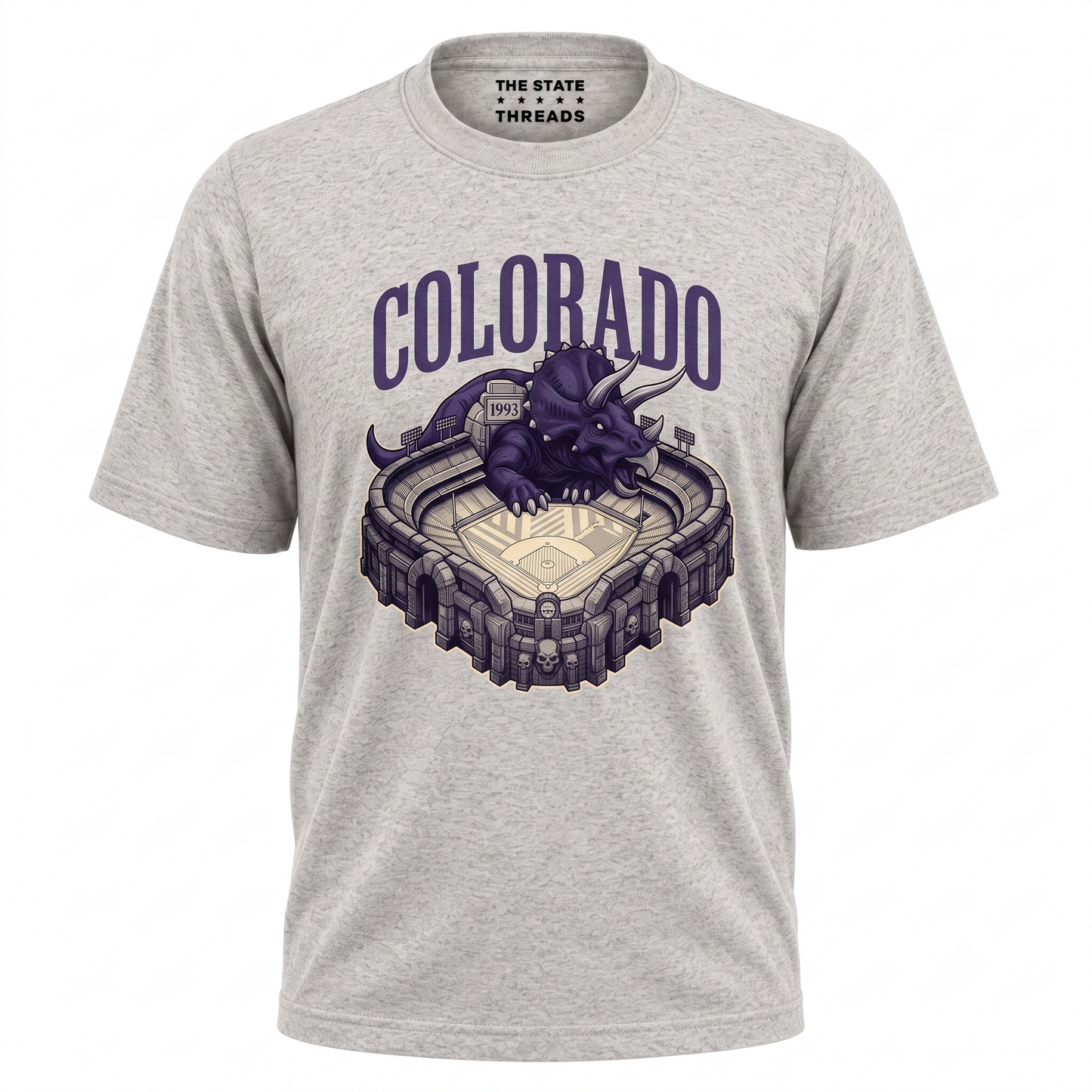 Colorado Dinosaur Mascot Sports Stadium Shirt