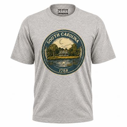 South Carolina 1788 Historic Landscape Emblem Shirt