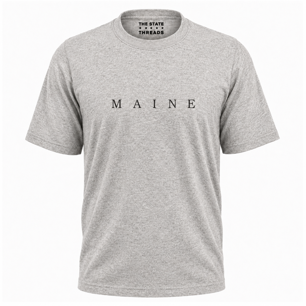 Maine Minimalist Typography State Pride Shirt