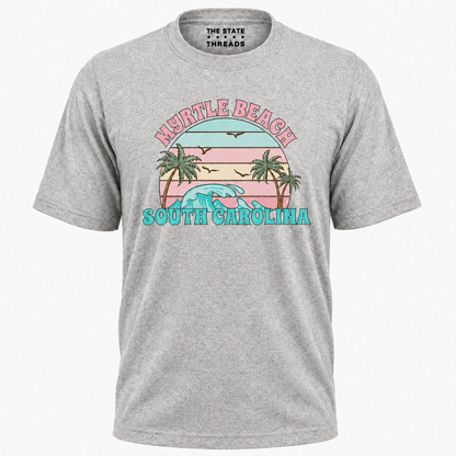 Retro Myrtle Beach South Carolina Sunset Shirt