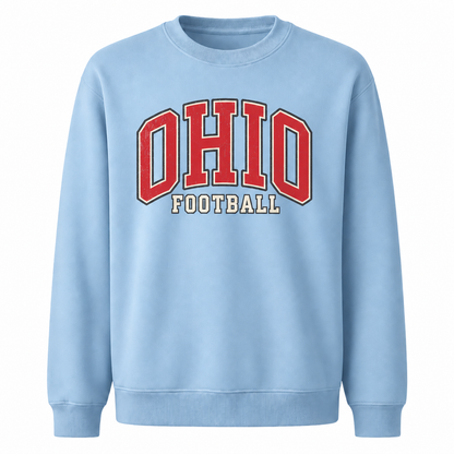Ohio Football Vintage Gridiron Heritage Classic Sweatshirt - Light Blue