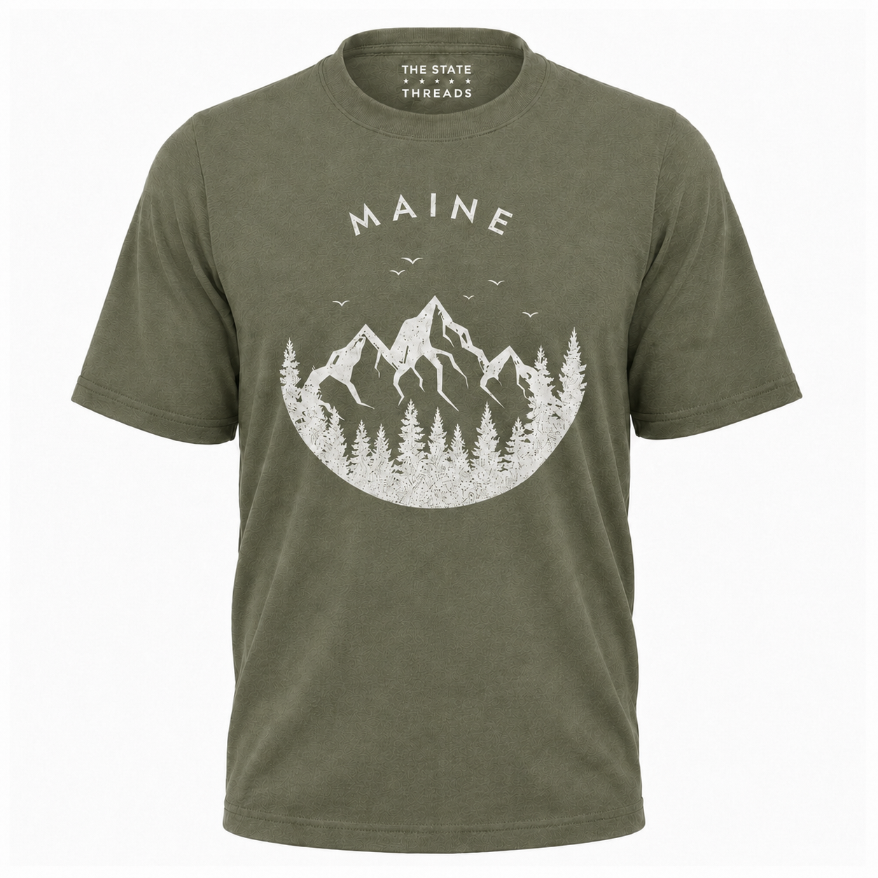 Product Name: Maine Mountain Forest Nature Outdoor Shirt