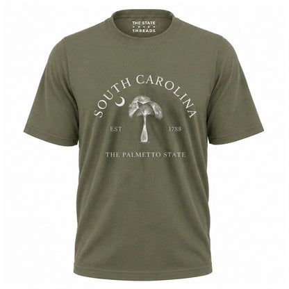 South Carolina Palmetto State Vintage Tree Graphic Shirt