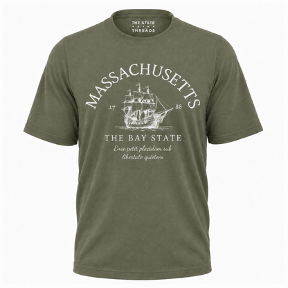 Massachusetts Mayflower Ship The Bay State Shirt