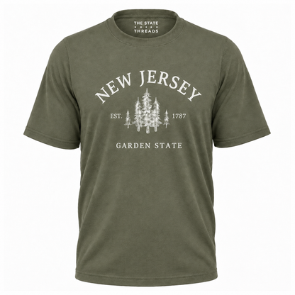 New Jersey Garden State Pine Trees Vintage Forest Shirt