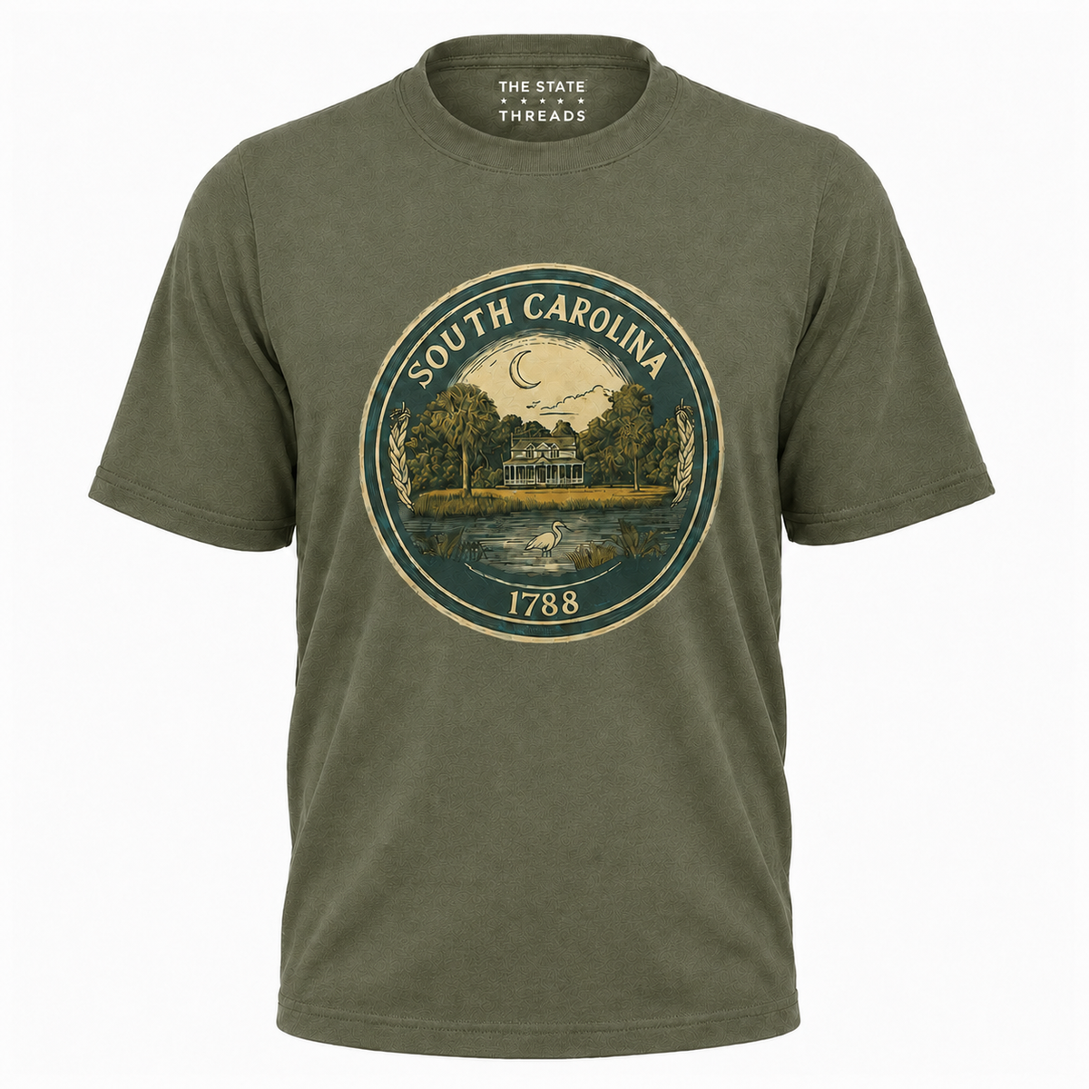 South Carolina 1788 Historic Landscape Emblem Shirt