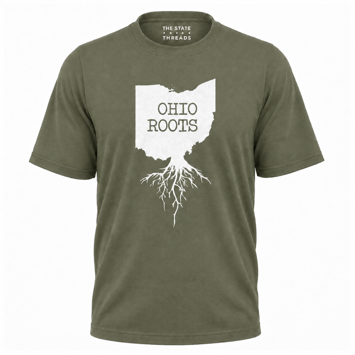 Ohio Roots State Map Silhouette Graphic Shirt