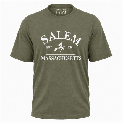 Massachusetts Salem 1626 Flying Witch Shirt