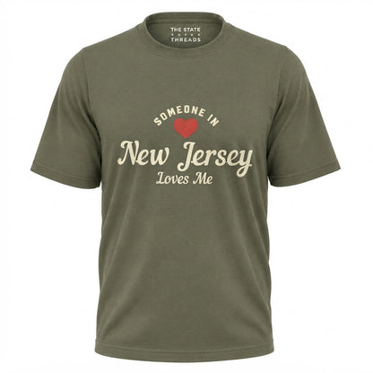 Someone In New Jersey Loves Me Red Heart Shirt