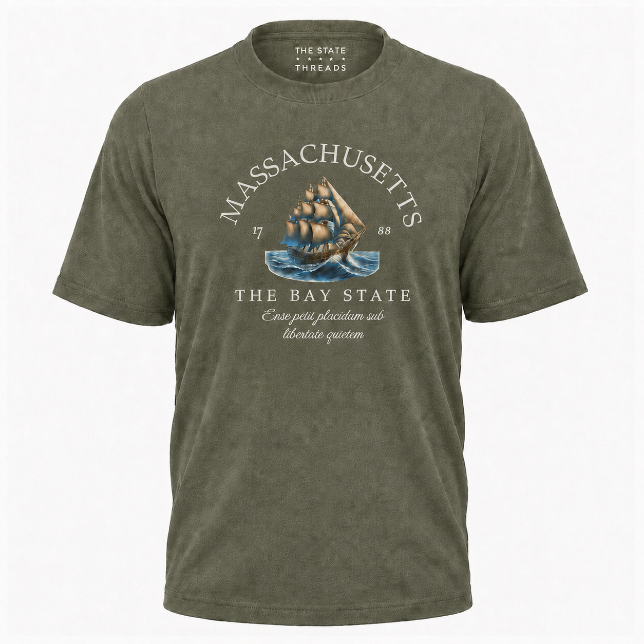 Massachusetts Nautical Sailboat Bay State Pride Shirt