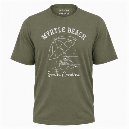 South Carolina Myrtle Beach Umbrella Vacation Shirt
