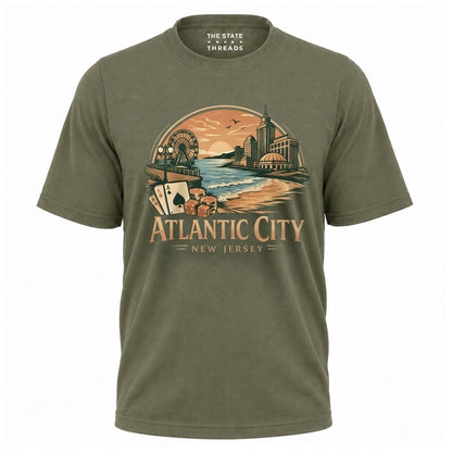 New Jersey Atlantic City Boardwalk Casino Graphic Shirt