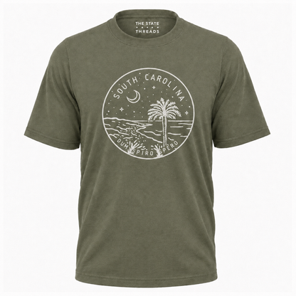 South Carolina Palmetto Moon Coastal Shirt