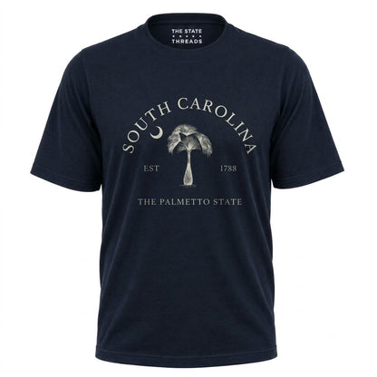 South Carolina Palmetto State Vintage Tree Graphic Shirt