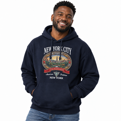 New York City City Exploration American Tradition Hoodie