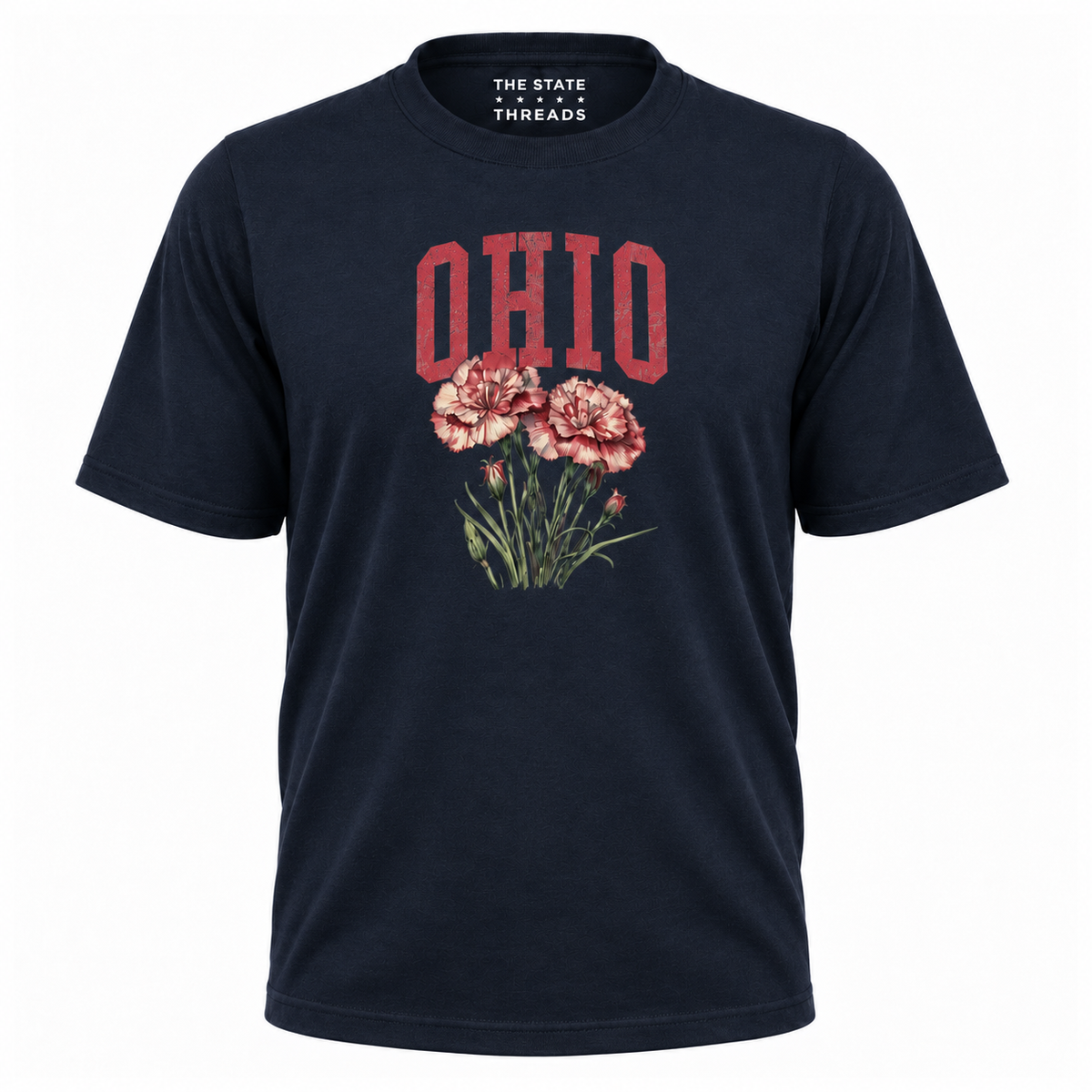 Ohio Buckeye State Covered Bridge Cardinal Shirt