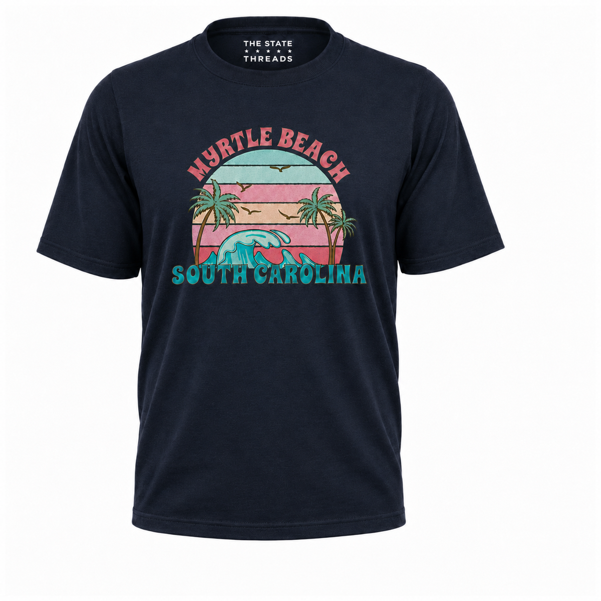 Retro Myrtle Beach South Carolina Sunset Shirt
