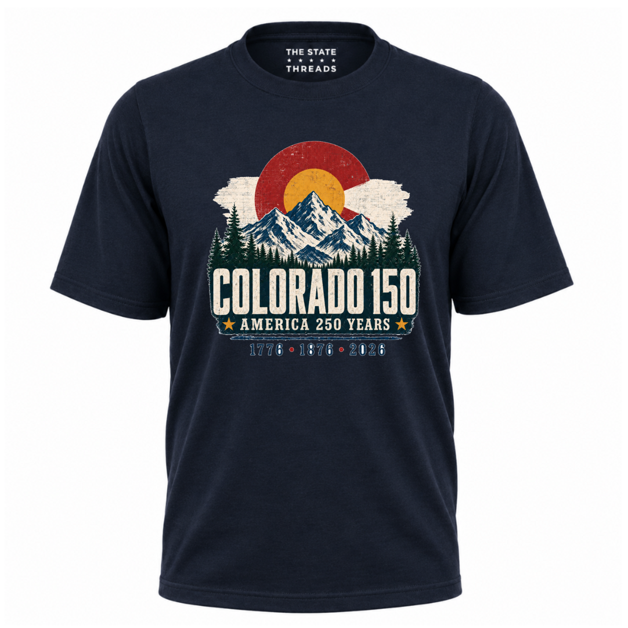 Colorado 150 America 250 Years Mountain Shirt