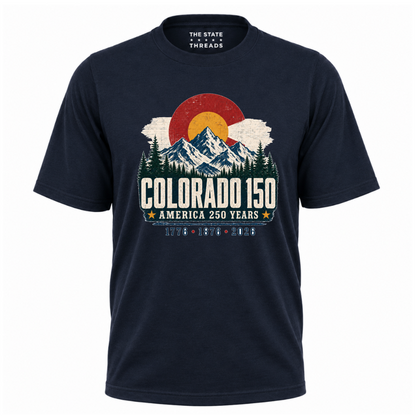 Colorado 150 America 250 Years Mountain Shirt