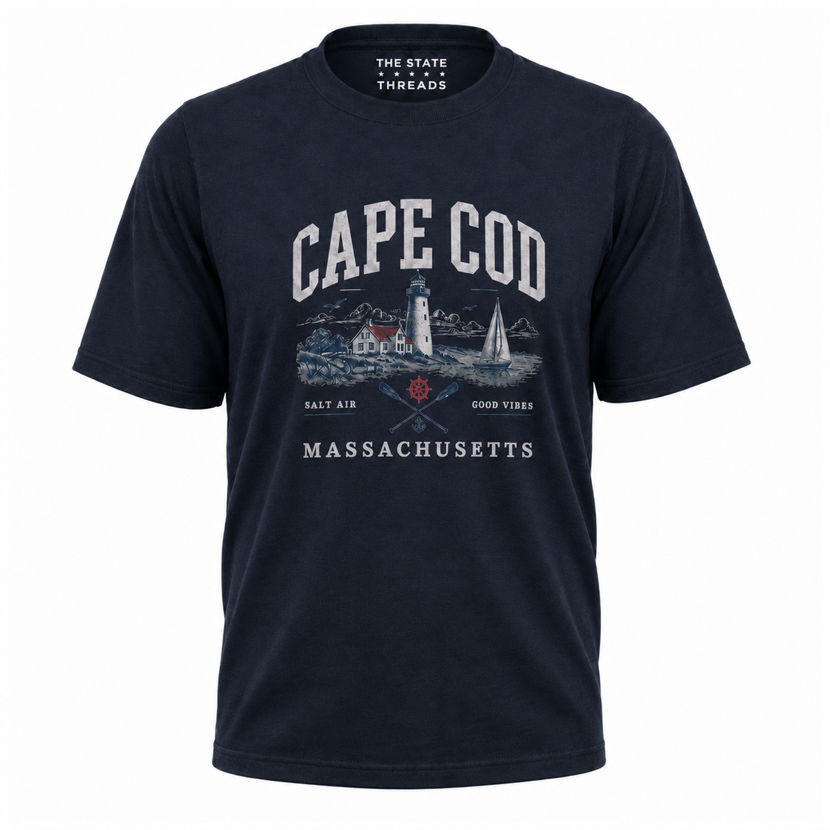 Cape Cod Massachusetts Coastal Lighthouse Shirt