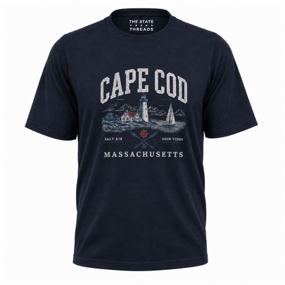 Cape Cod Massachusetts Coastal Lighthouse Shirt