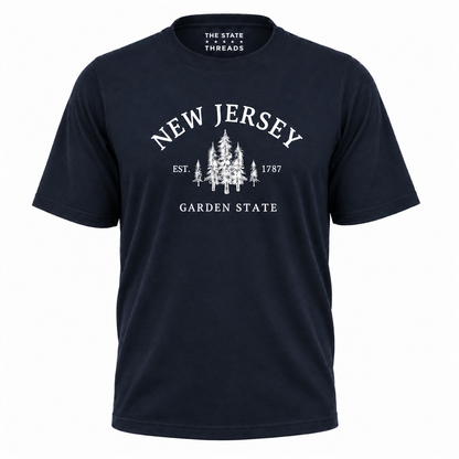 New Jersey Garden State Pine Trees Vintage Forest Shirt