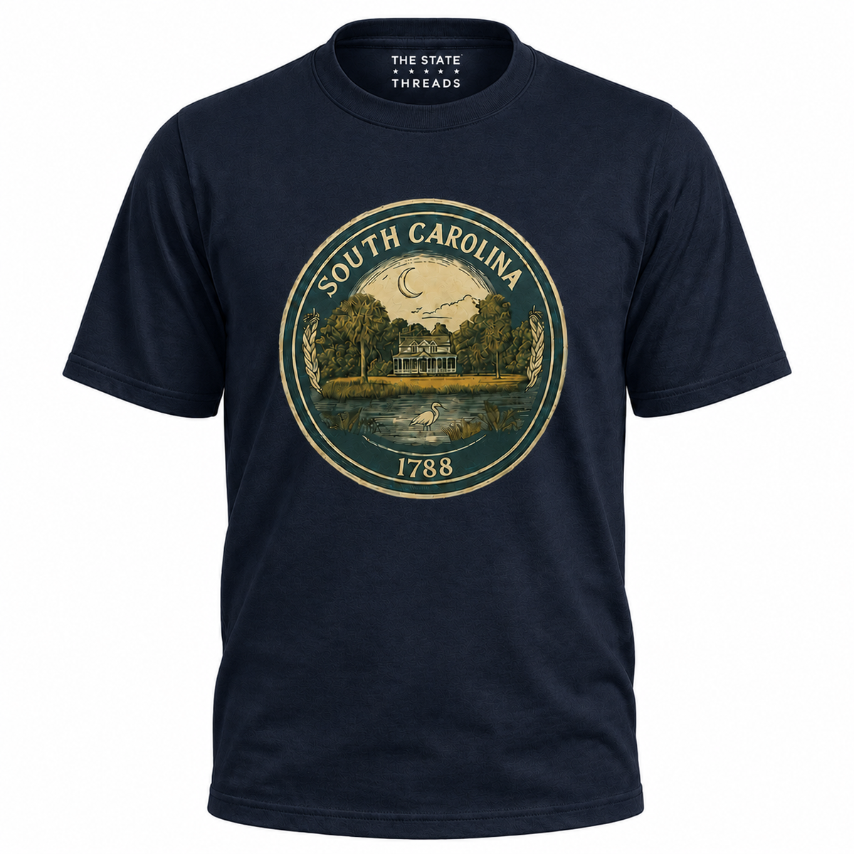 South Carolina 1788 Historic Landscape Emblem Shirt