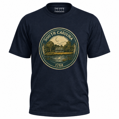 South Carolina 1788 Historic Landscape Emblem Shirt