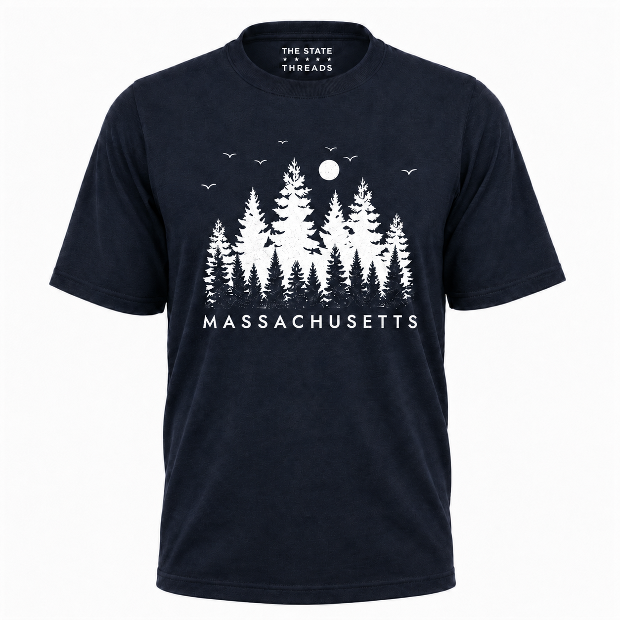 Massachusetts Pine Forest Nature Adventure Shirt