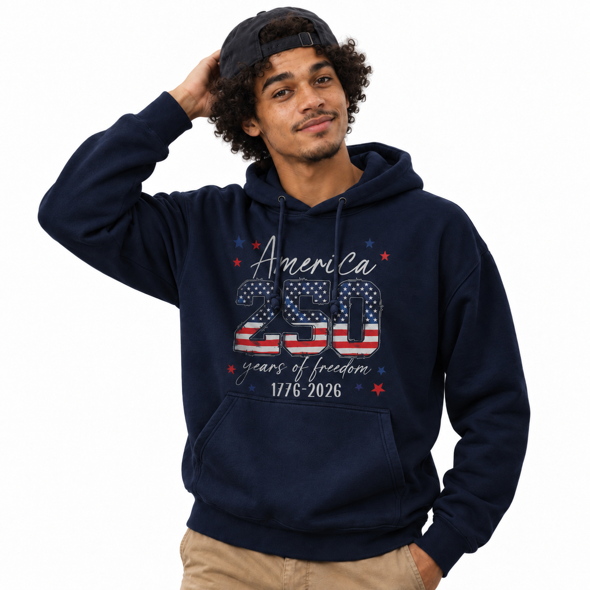 America 250 Years Of Freedom 1776-2026 Hoodie