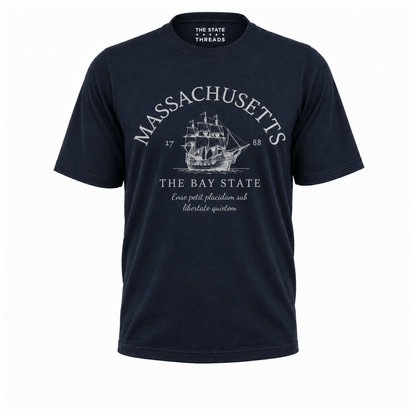 Massachusetts Mayflower Ship The Bay State Shirt