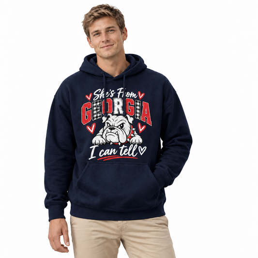 Georgia She's From Georgia I Can Tell Hoodie