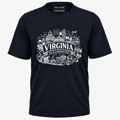 Virginia Old Dominion State Landmark Shirt