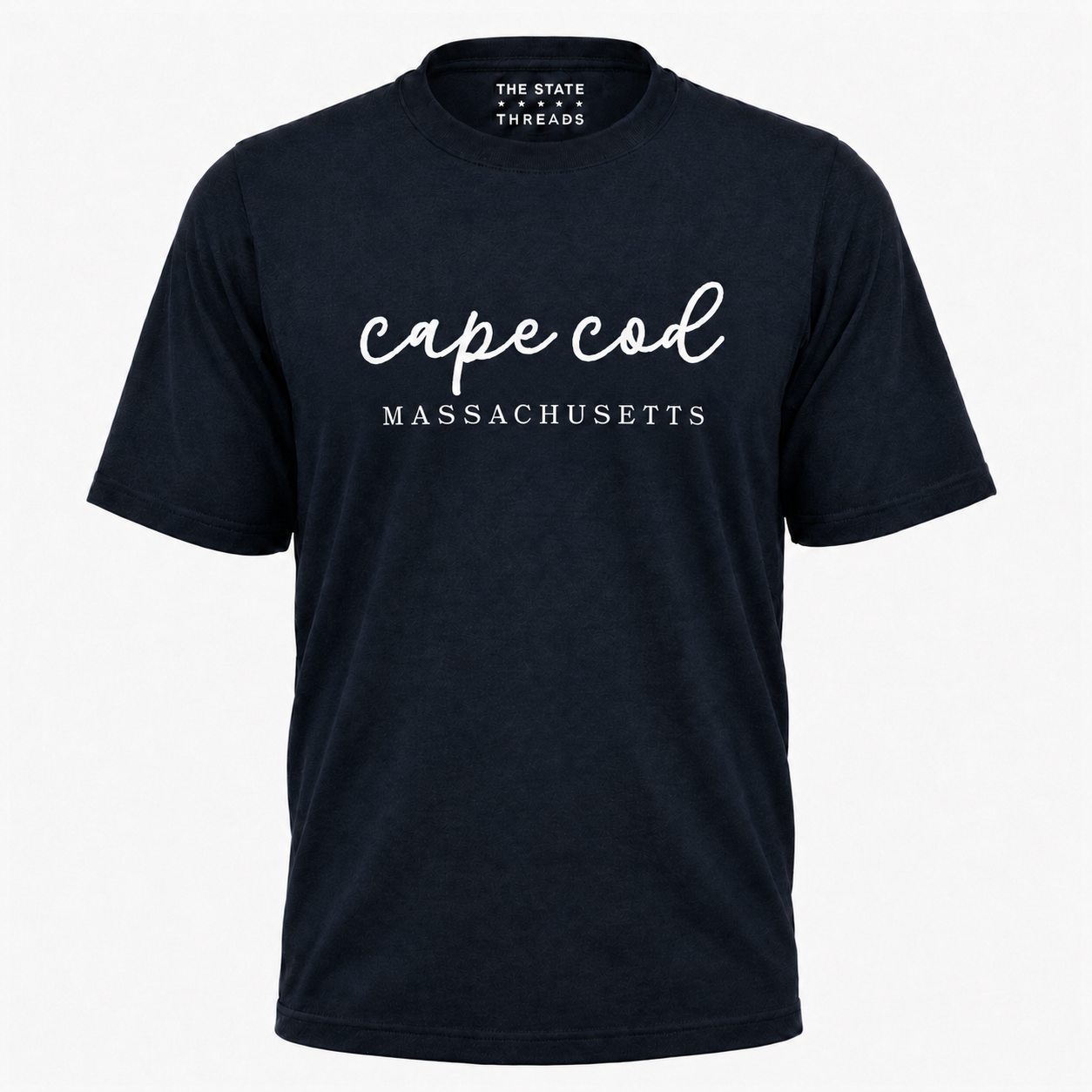 Massachusetts Cape Cod Coastal Script Shirt