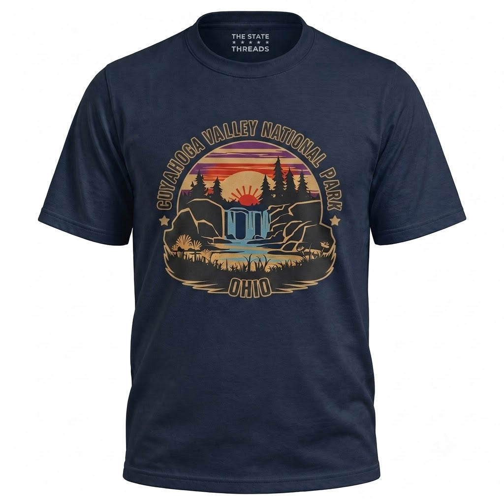 Ohio Cuyahoga Valley National Park Waterfall Shirt