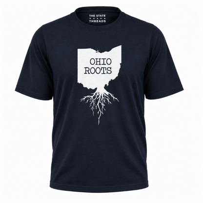 Ohio Roots State Map Silhouette Graphic Shirt