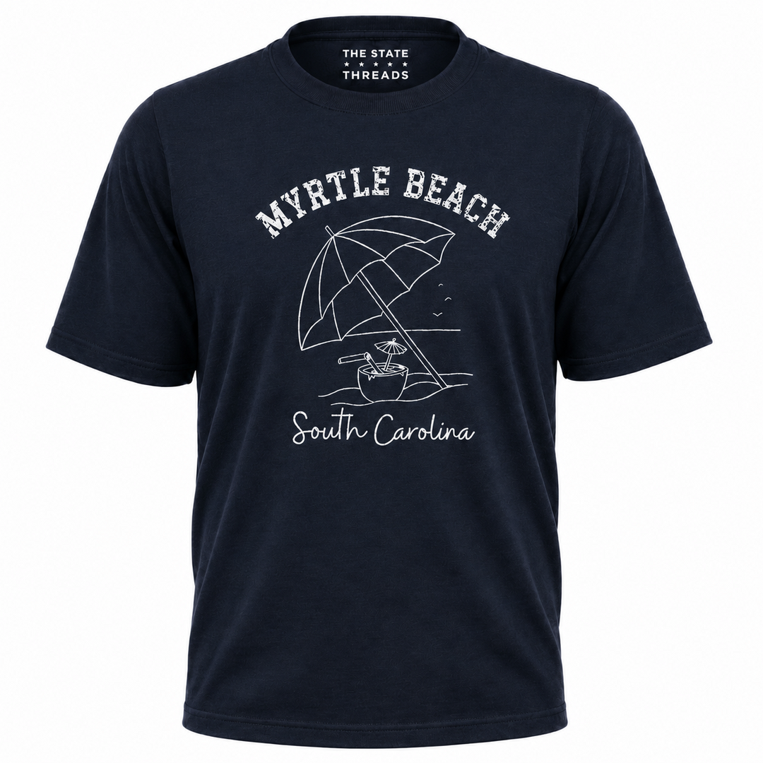 South Carolina Myrtle Beach Umbrella Vacation Shirt