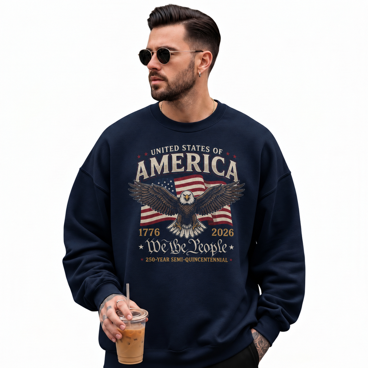 America 250th Eagle We The People Sweatshirt