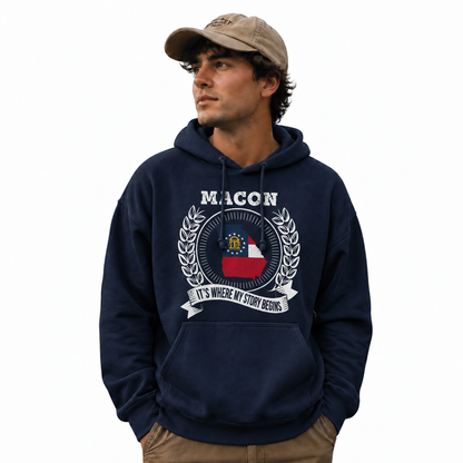 Macon Georgia It's Where My Story Begins Hoodie