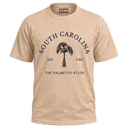 South Carolina Palmetto State Vintage Tree Graphic Shirt