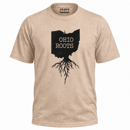 Ohio Roots State Map Silhouette Graphic Shirt
