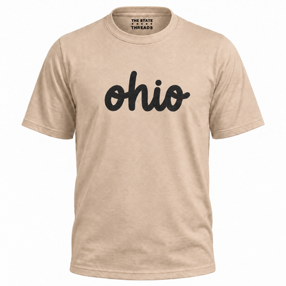 Ohio Cursive Script State Pride Shirt